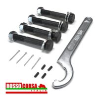 Lower arms eccentric bushings kit Fulvia - in teflon - Image 4
