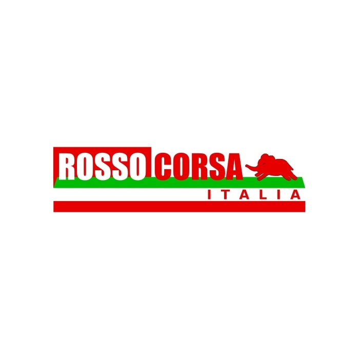 Adesivo Rosso Corsa Italia - omaggio