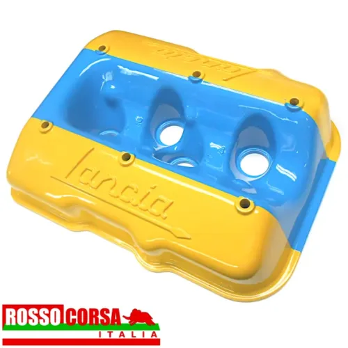 Valve cover Lancia Fulvia painted HF colors – exchange part