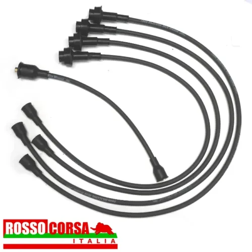 Shielded spark plug cables set for 1.3 Fulvia