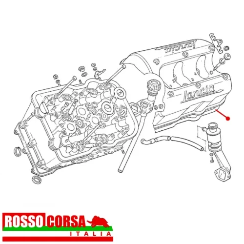 Guarnizione coperchio punterie Fulvia esterna