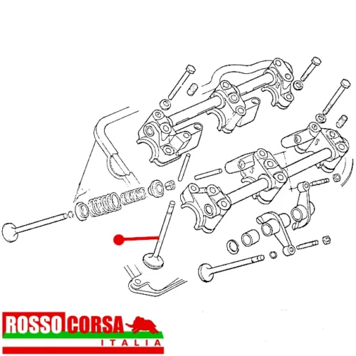 Valvola aspirazione Fulvia 1.6 HF