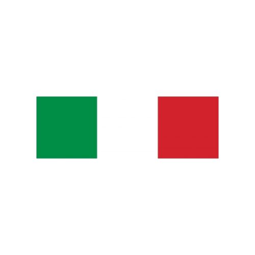 Adesivo bandiera Italia cm6x18