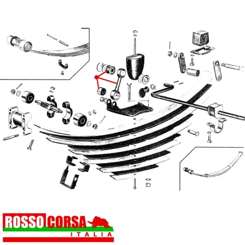 Bielletta barra antirollio post Fulvia