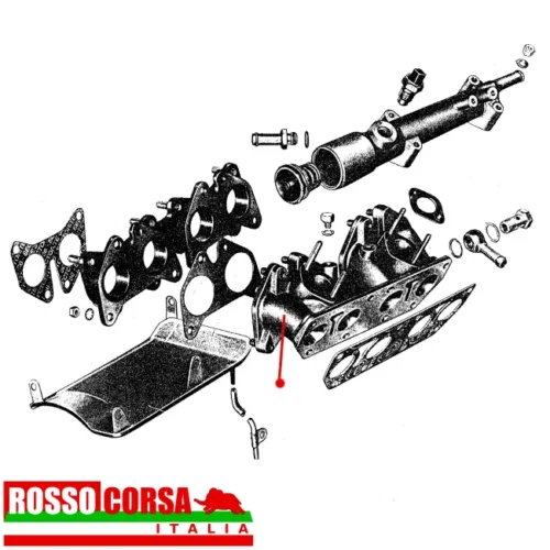 Collettore aspirazione Lancia Fulvia