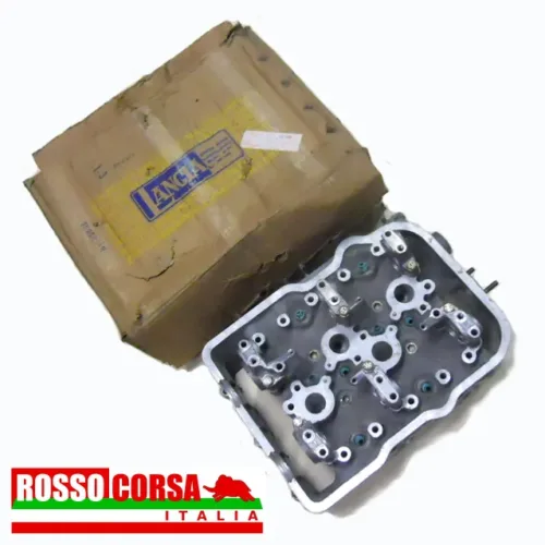 Testata Fulvia 1.3 2°serie (818.302), ricambio nuovo originale Lancia, completa di guide e sedi valvole