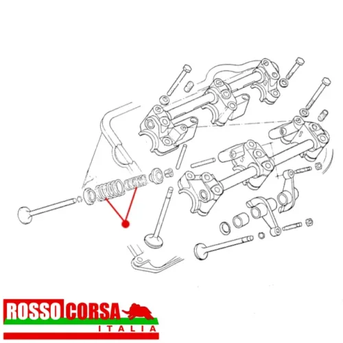 Molle valvola Fulvia 1.6 HF