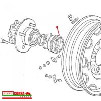 Outer lockring rear wheel hub Fulvia 1 series - Image 4