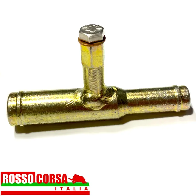 Raccordo sfiato impianto raffreddamento Lancia Fulvia 2°serie. Riproduzione metallo adattabile