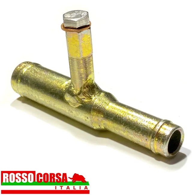 Raccordo sfiato impianto raffreddamento Lancia Fulvia 2°serie. Riproduzione metallo adattabile