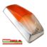 Plastica fanale anteriore sinistro Fulvia Sport 2°serie bianco-arancio