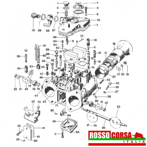 Getto Freno aria 155 – Weber DCOE