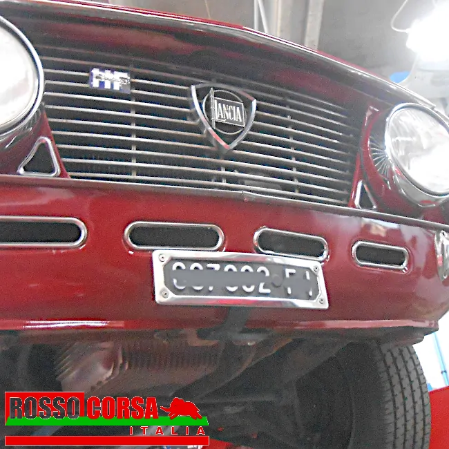 Front license plate holder for Lancia Fulvia