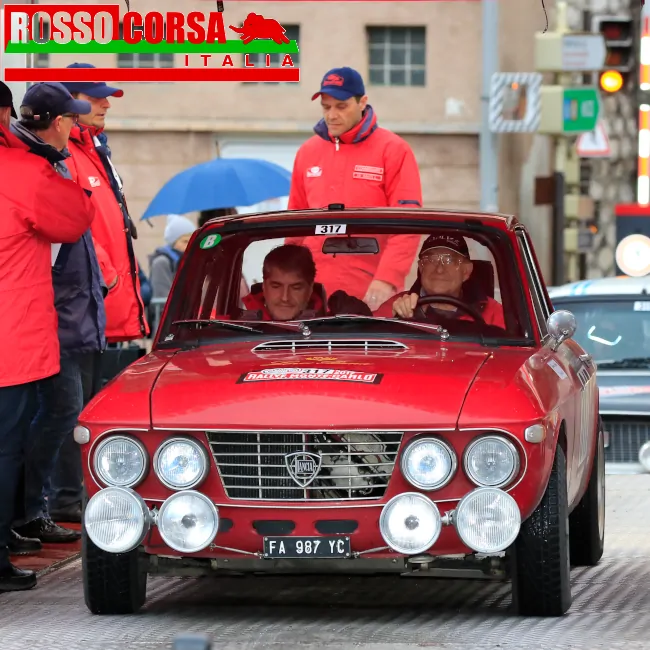 Front license plate holder for Lancia Fulvia