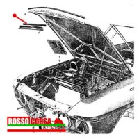 Lamierini guarnizione ant cofano ant Fulvia Coupé - NOT AVAILABLE - Image 2