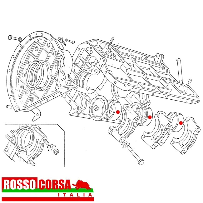 Main bearings Fulvia