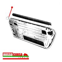 Mostrina inox anteriore interna porta destra Fulvia Coupè - NOT AVAILABLE - Image 3