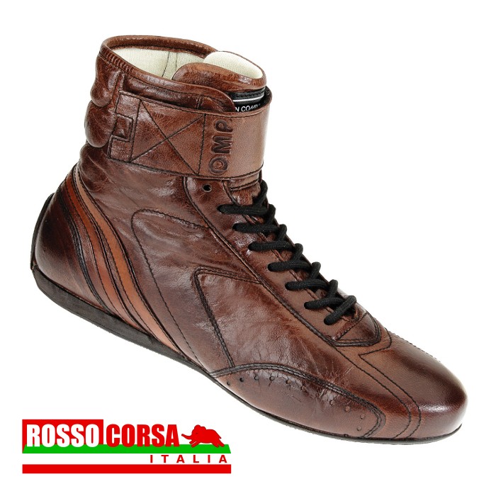 Shoes Carrera OMP – hight – brown - Ricambi Lancia Fulvia