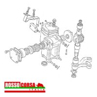 Steering box Fulvia 1.1/1.2/1.3 1st series - exchange part - Image 5