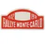 Adesivo tabella gara Rallye Monte-Carlo 1972