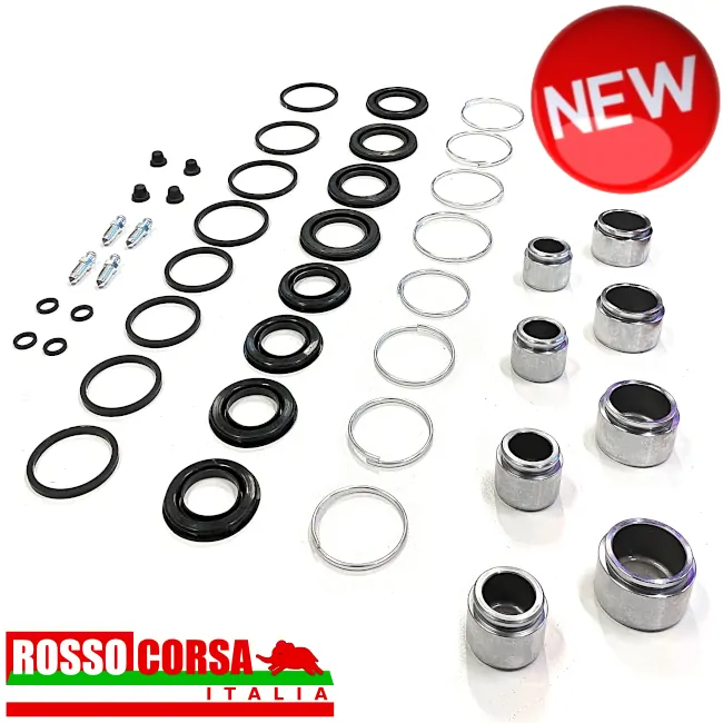 LANCIA-FULVIA-KIT-REVISIONE-PINZE-GIRLING-ANT-COMPLETO-PISTONCINI-NEW Kit revisione pinze Girling anteriori Lancia Fulvia