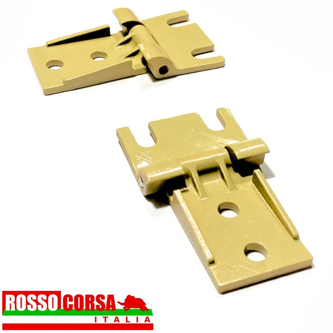 lancia-fulvia-cerniere-sportello-cassetto-portaoggetti-coupe-sport-beige-3 Cerniere dello sportello cassetto portaoggetti per Lancia Fulvia Coupè e Sport. Colore beige