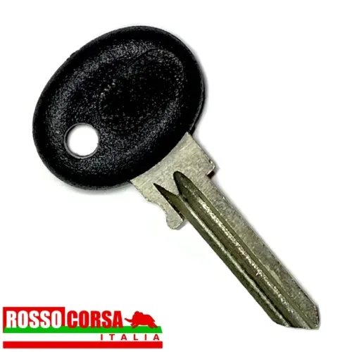 Blank ignition key for Lancia Fulvia 2nd series, suitable for steering column ignition switch with steering lock