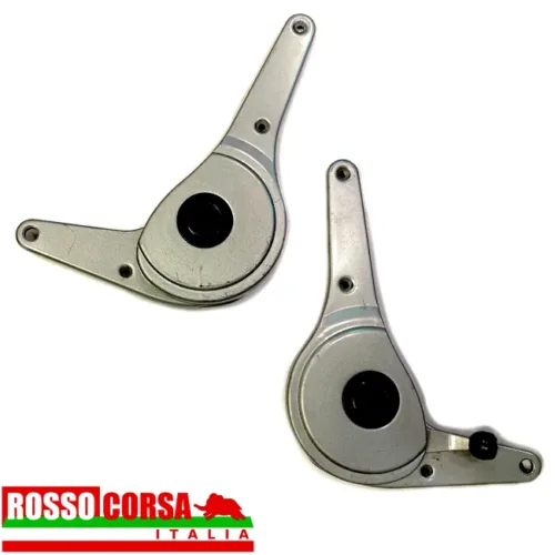 Mechanism for adjusting the recline angle of the passenger-side seat for Lancia Fulvia Sedan. Used, in excellent condition, with minor signs of wear on the paint