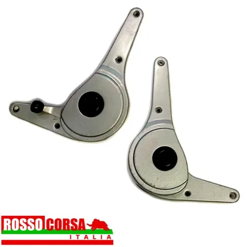 Mechanism for adjusting the recline angle of the driver-side seat for Lancia Fulvia Sedan. Used, in excellent condition, with minor signs of wear on the paint