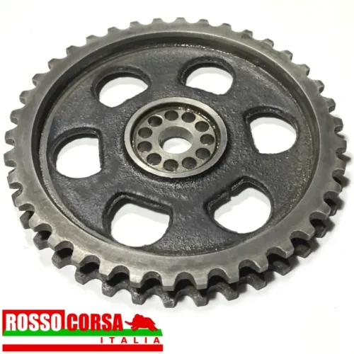 Camshaft pulley for Lancia Fulvia 2nd series, with holes for timing adjustment