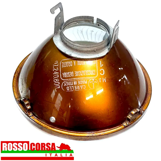 Gruppo ottico anteriore centrale Fulvia 1°serie. Originale Carello, usato ottime condizioni. Faro visione laterale posteriore