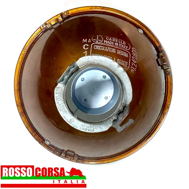 Gruppo ottico anteriore centrale Fulvia 1°serie. Originale Carello. Usato ottime condizioni. Faro visione posteriore