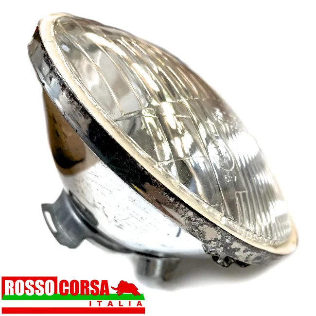 Gruppo ottico anteriore laterale Fulvia 1°serie. Originale Siem, usato ottime condizioni. Faro visione laterale