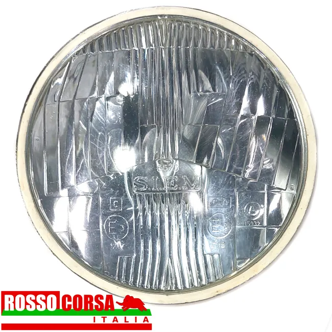 lancia-fulvia-gruppo-ottico-esterno-1serie-siem-originale-usato Gruppo ottico anteriore laterale Fulvia 1°serie. Originale Siem, usato ottime condizioni. Faro visione frontale