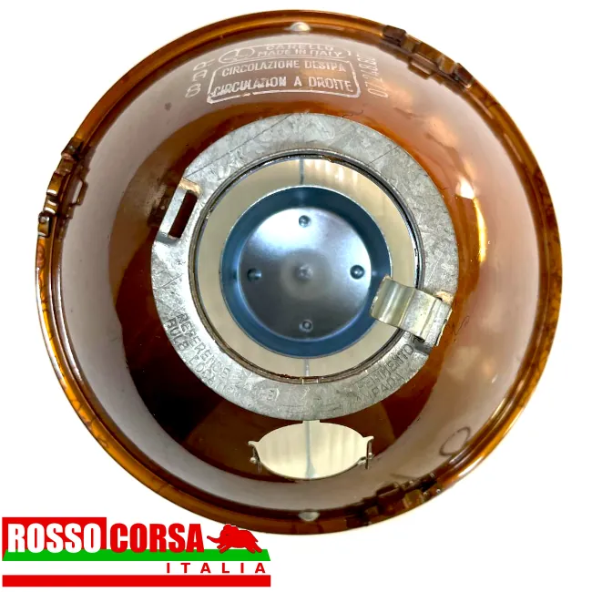 Gruppo ottico anteriore laterale Fulvia 1°serie. Originale Carello, usato ottime condizioni. Faro visione posteriore.