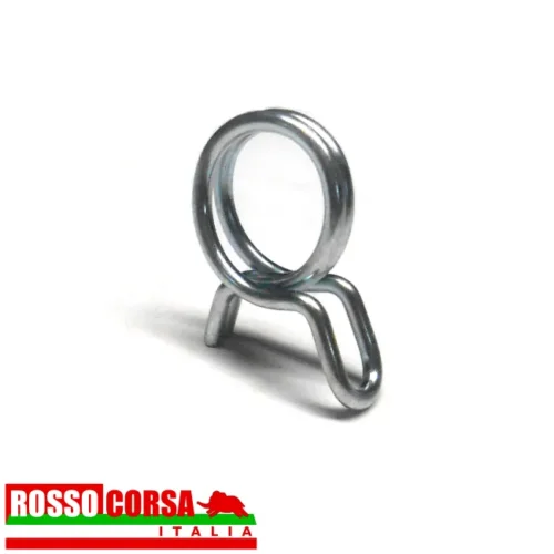 Spring clamp for securing the transparent drain hose to the carburetor protection plate for Lancia Fulvia