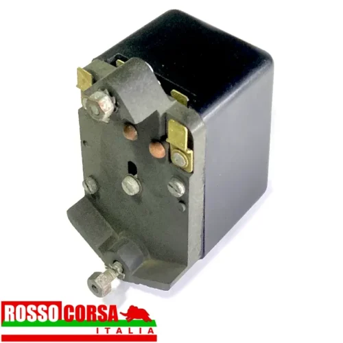 Lighting control relay for Lancia Fulvia Sedan Coupè Sport 1st series. C.E.A.M. branded, 5-pin type