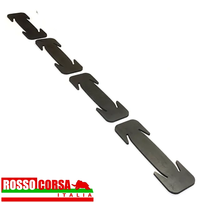 lancia-fulvia-gomme-chiusura-prese-aria-rivestimento-anteriore-coupe-1serie Set of rubber covers for closing the openings in the front panel trim of the Lancia Fulvia Coupé 1st series