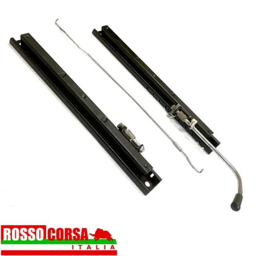 Pair used sliding runners front right seat runners Fulvia Coupè 3