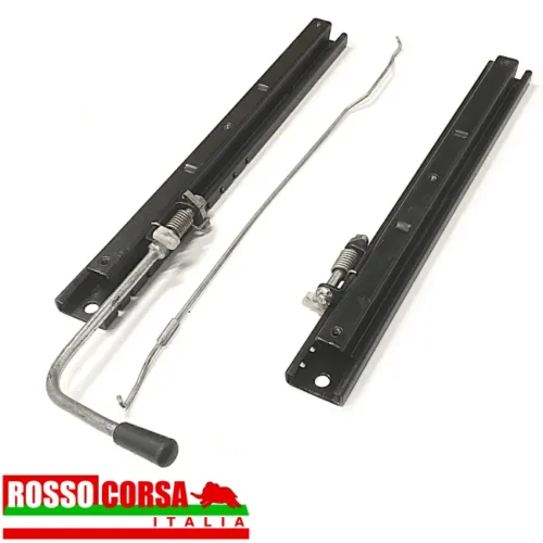 Coppia guide scorrevoli sedile anteriore destro Fulvia Coupè 3 doppio blocco. Usate